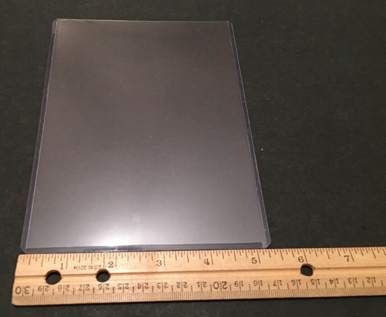 (1) 5 X 7 TOP LOAD HOLDER Rigid Top Loader & Card Individual Top Loader Q Avail