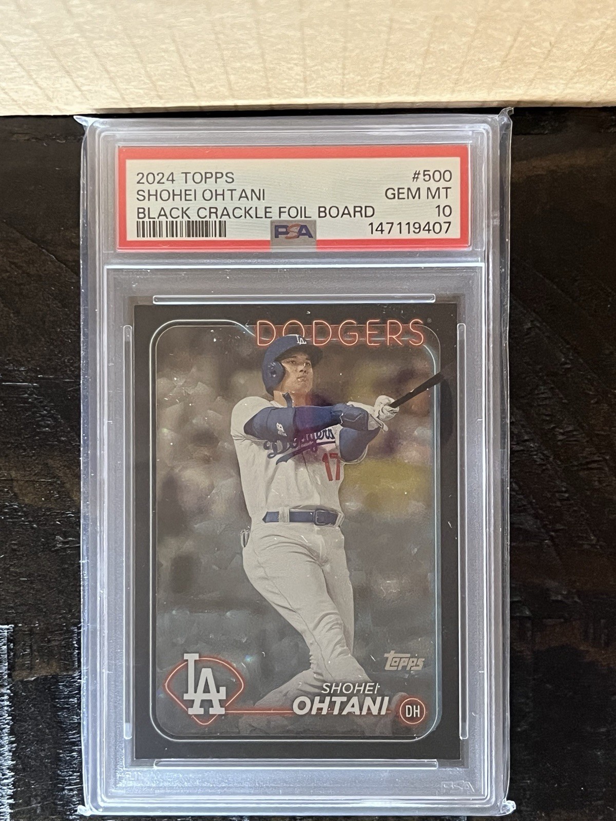 2024 Topps Series 2 – Shohei Ohtani #500 Black Foil