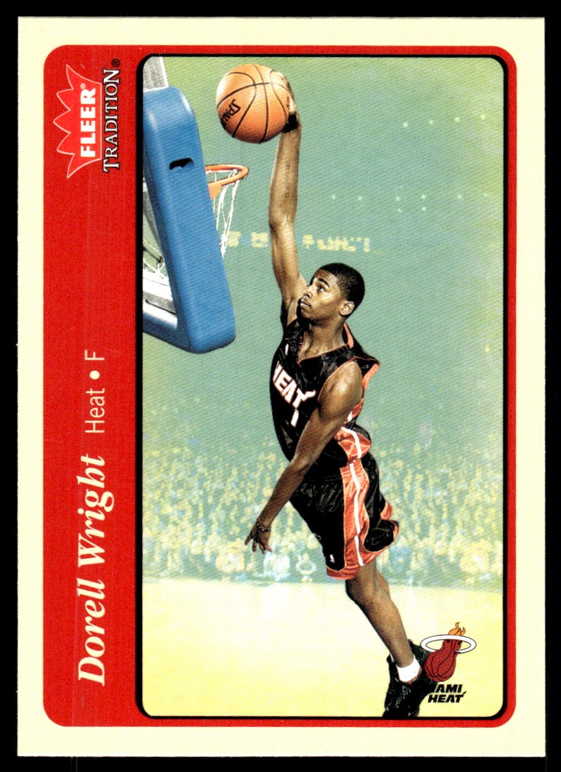 Dorell Wright 2004-05 Fleer Tradition #239 Heat NBA READ FREE SHIP AutographDen