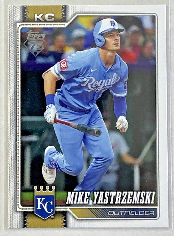 2026 Topps Series One Base Card # 242 Mike Yastrzemski, Kansas City Royals