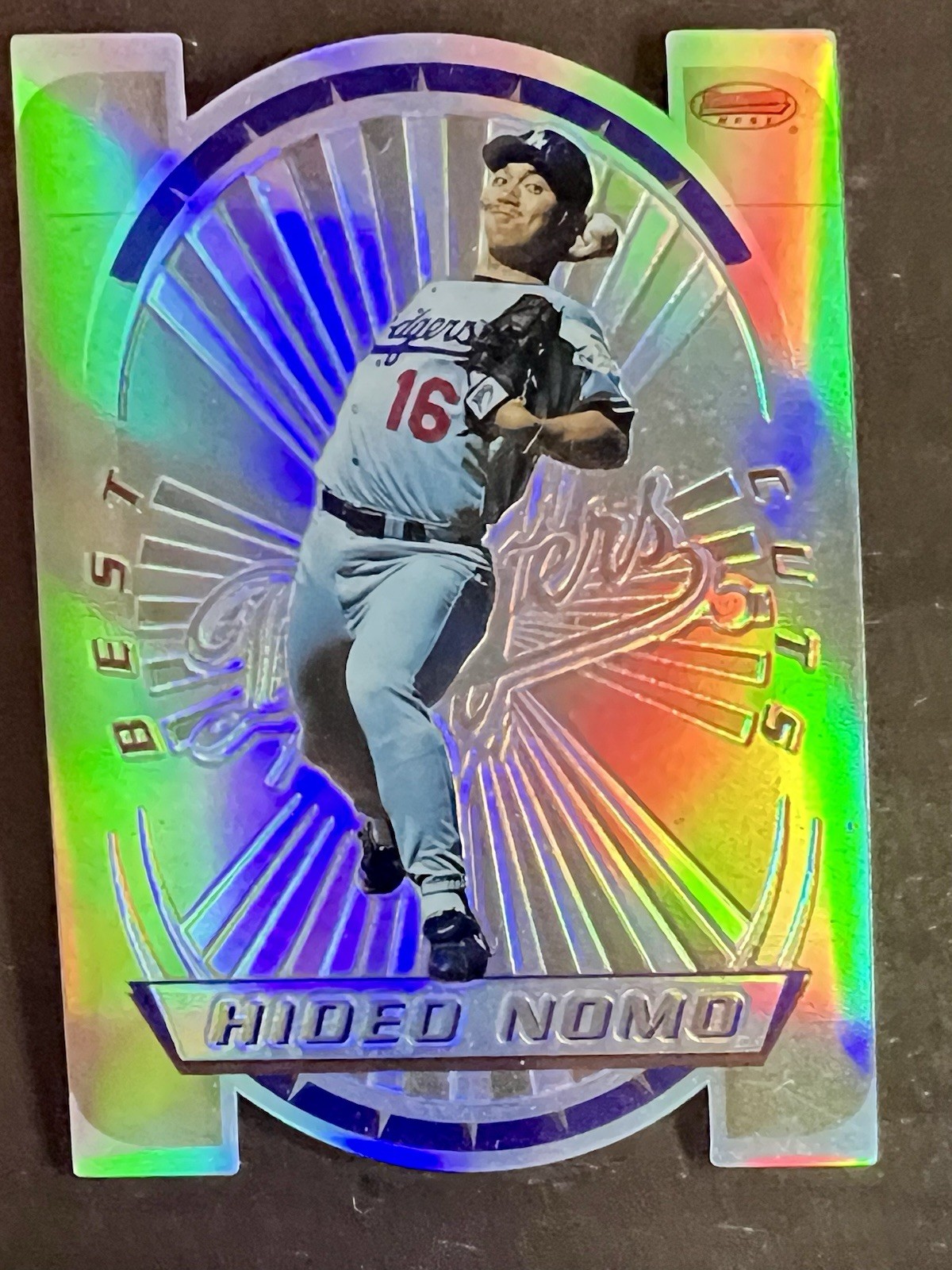 1996 Bowman’s Best Cuts Refractor – Hideo Nomo #8 DIE CUT LA Dodgers Legend NM