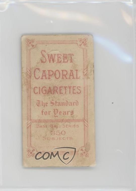 1909-11 T206 Sweet Caporal Unknown Factory Back Ed Willett (Batting) 19um