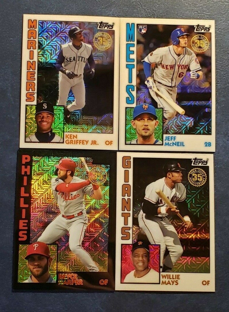 2019 Topps SILVER PACK 1984 Chrome Inserts Series 1 / Series 2 / Update You Pick