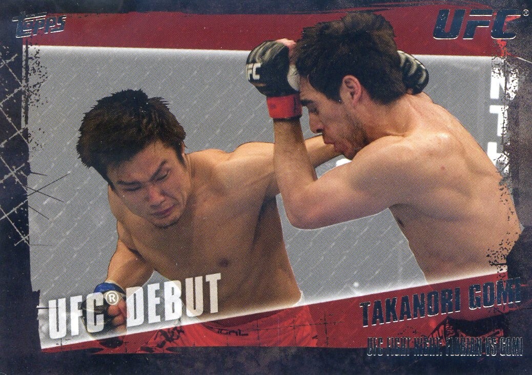 2010 Topps UFC Series Four 4 Debut RC #166 Takanori Gomi