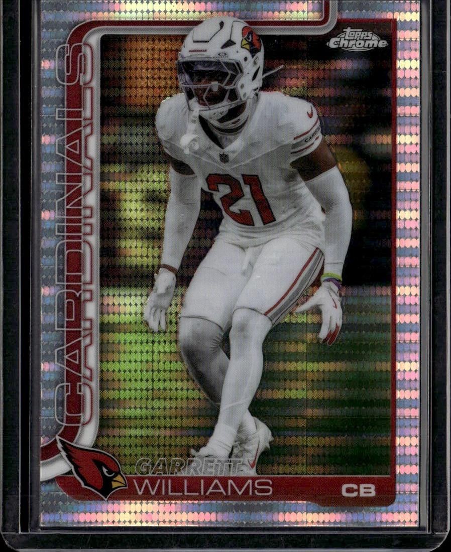 2025 Topps Chrome #6 Garrett Williams Pulsar Refractor