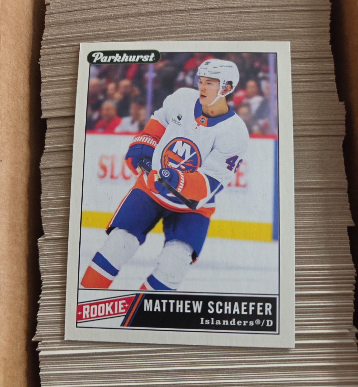 2025/26 Parkhurst Hockey Card Singles – Base & Rookies -#1 to 250 Create Own Lot