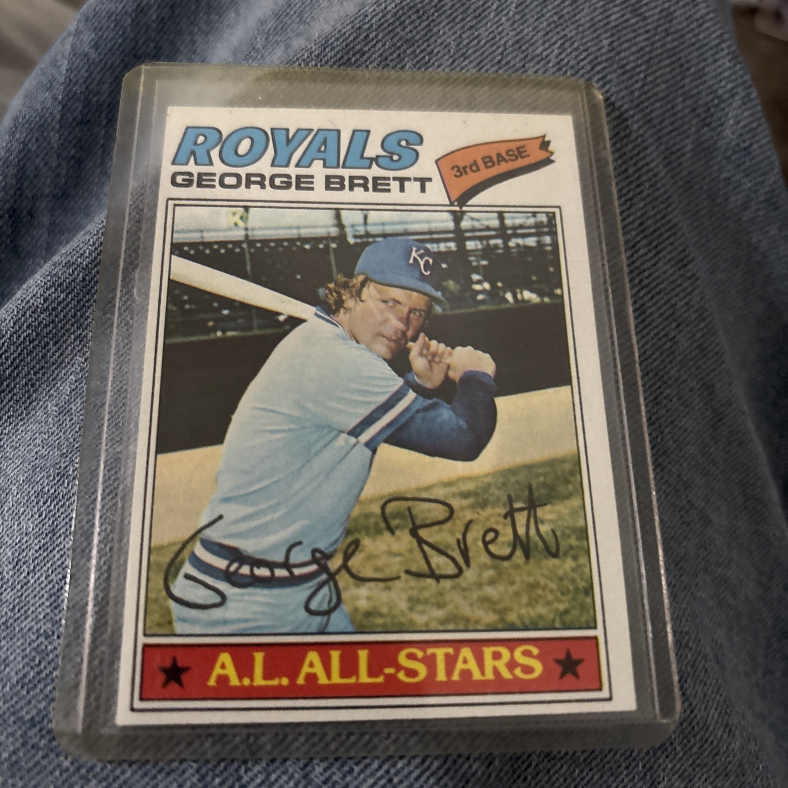 1977 Topps Set-Break #580 George Brett EX-EXMINT *JAYSACE*