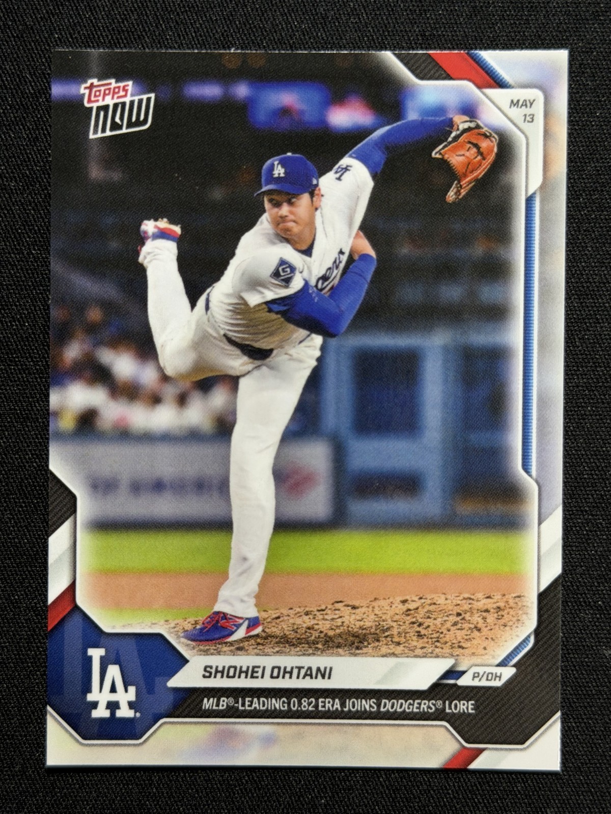 2026 Topps Now • Shohei Ohtani #201 MLB-Leading 0.82 ERA • Los Angeles Dodgers