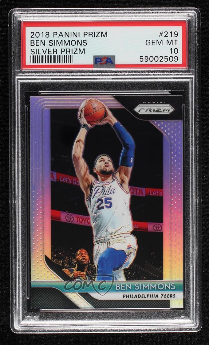 2018-19 Panini Prizm Silver Prizm Ben Simmons #219 r5u