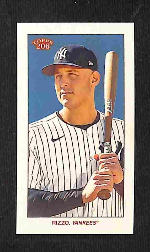 2024 Topps 206 – Anthony Rizzo Sweet Caporal Back New York Yankees