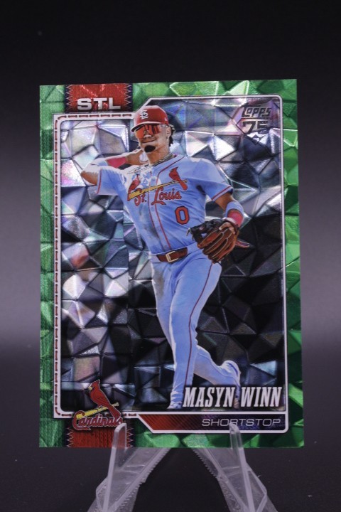2026 Topps Series 2 Masyn Winn Green Diamanté 93/99 #526 St Louis Cardinals