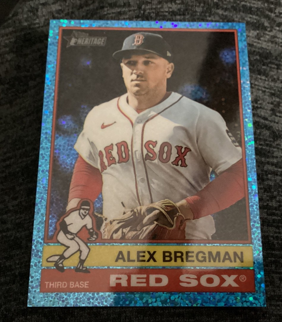 20#5 Topps Heritage (light blue sparkles) 710 Alex Bregman