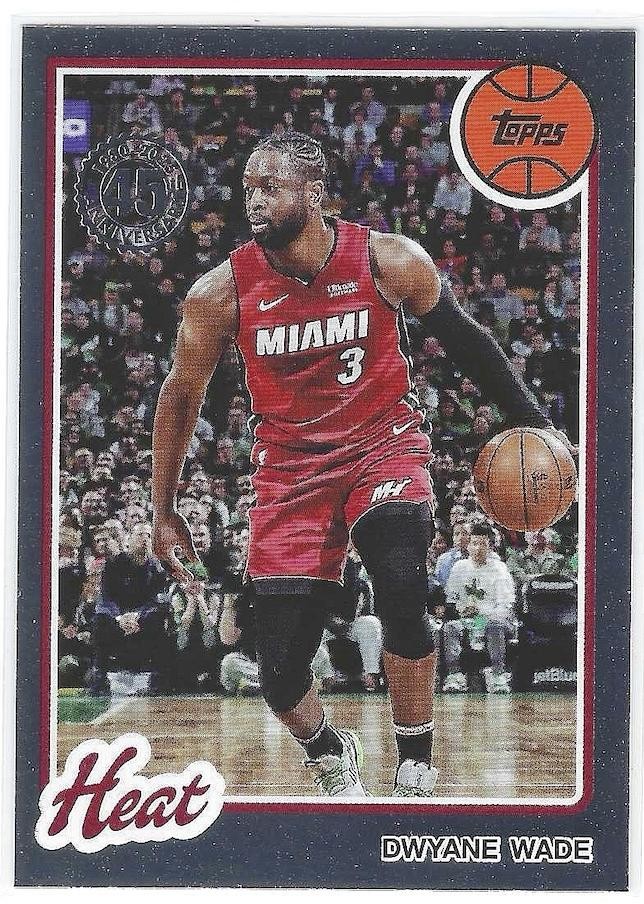 Dwyane Wade 2025-26 Topps 1980-81 45th Anniversary #80BK-5 Miami Heat