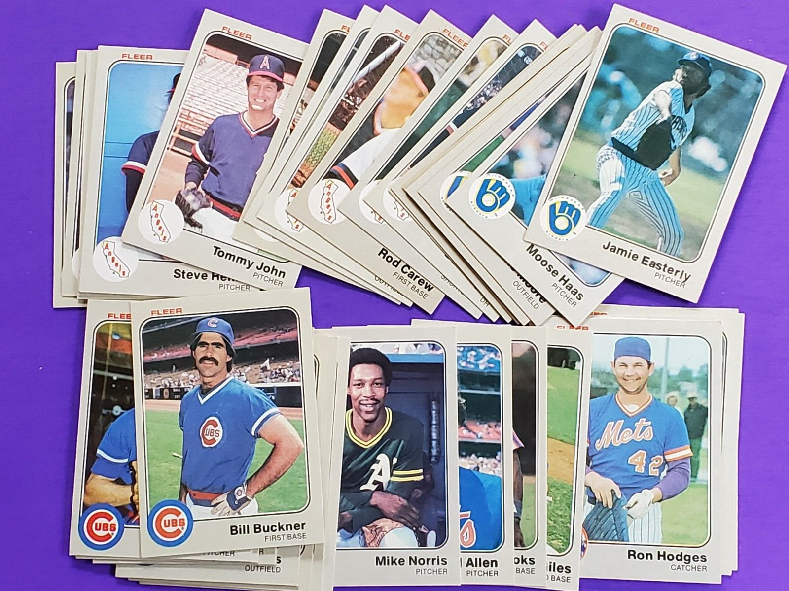 1983 FLEER BASEBALL TRADING CARDS YOU PICK 50% OFF 2 OR MORE