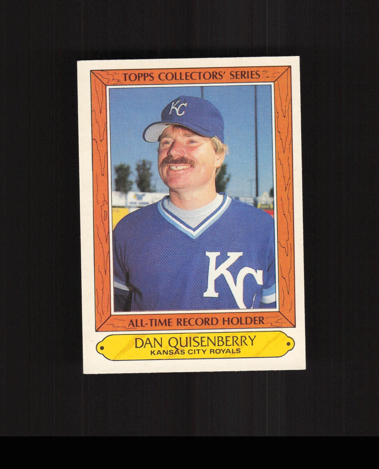 1985 Topps Woolworth Brent Mayne Baseball Card Kansas City Royals