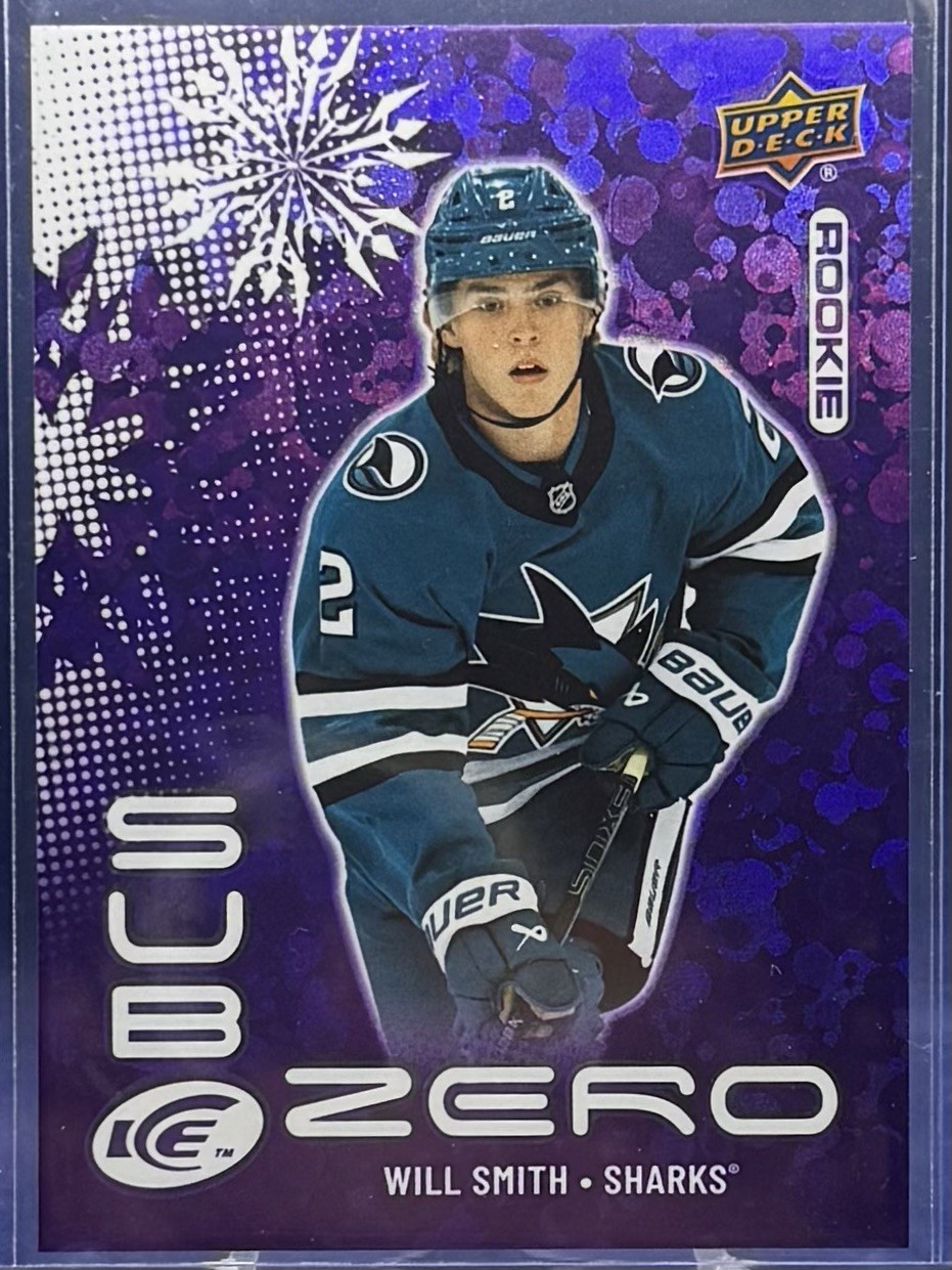 2024-25 UD Ice Will Smith Sub Zero Rookie Variants #SV-69V Sharks RC SSP 1:500