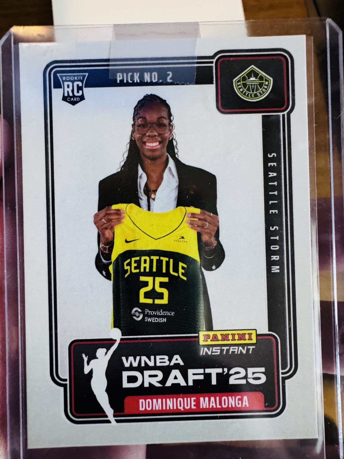 Dominique Malonga Rookie 2025-26 Panini Instant WNBA – Draft Night #DN-2 /5323