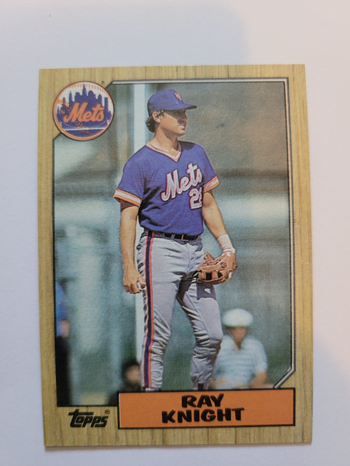 1987 TOPPS RAY KNIGHT #488 NM