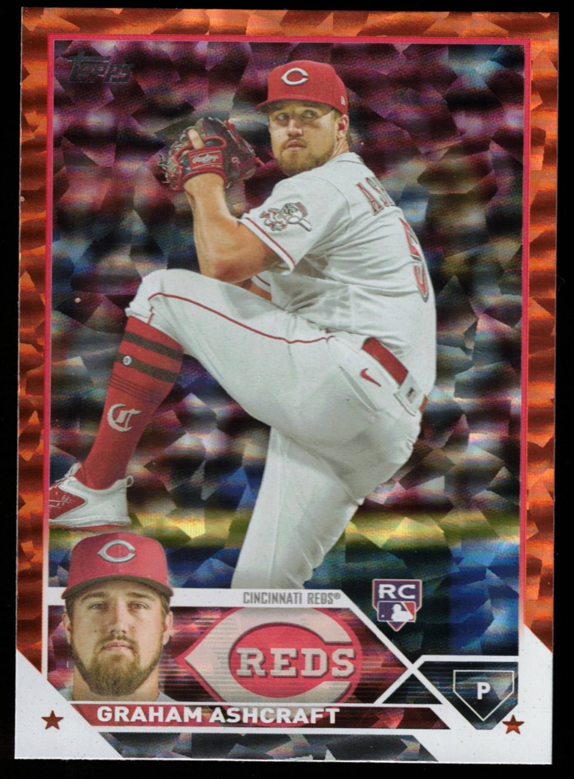 Graham Ashcraft – 2023 Topps Series 1 Orange Foil /299 #214 (RC) FREE SHIPPING!!