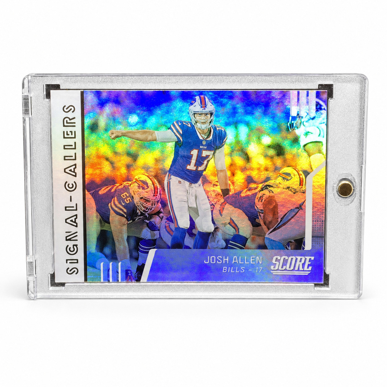 Josh Allen Rare Holo Foil Refractor Panini Investment Card SSP Bills MVP