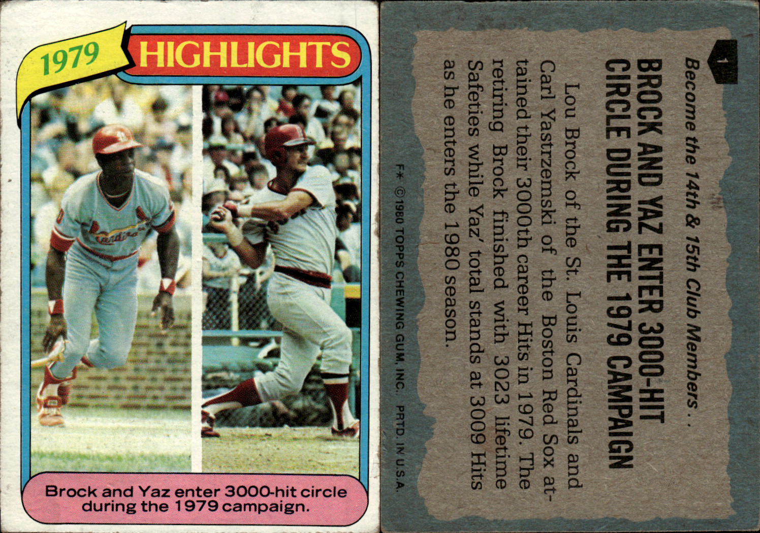 1980 Topps Baseball #1-250 – Conditions Vary ~ Choose Your Card