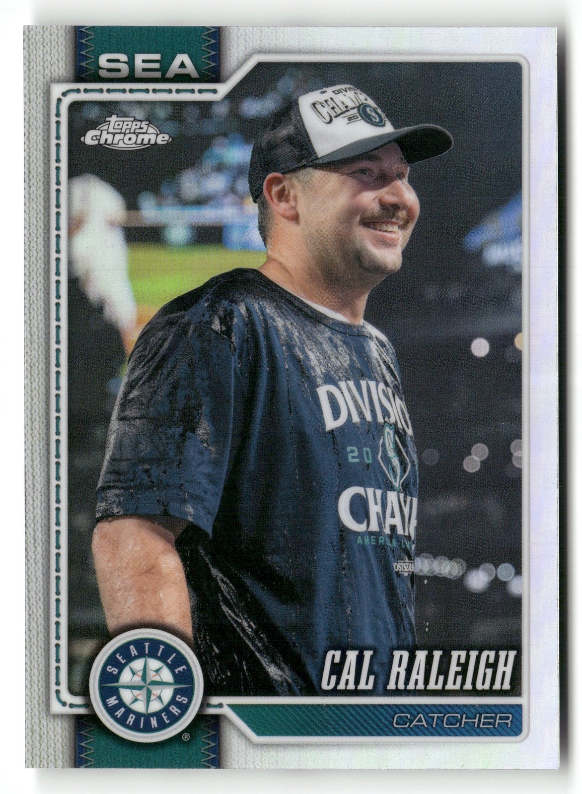 2026 Topps Chrome Cal Raleigh #9 Image Variation Refractor Seattle Mariners