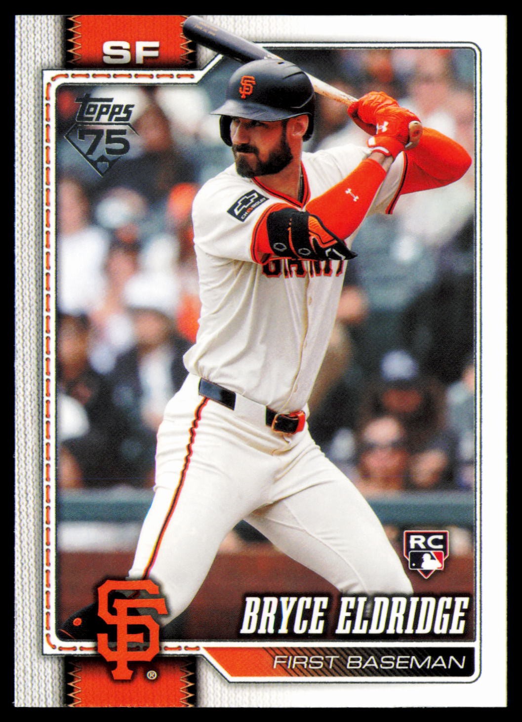 2026 Topps Bryce Eldridge Rookie #406 San Francisco Giants
