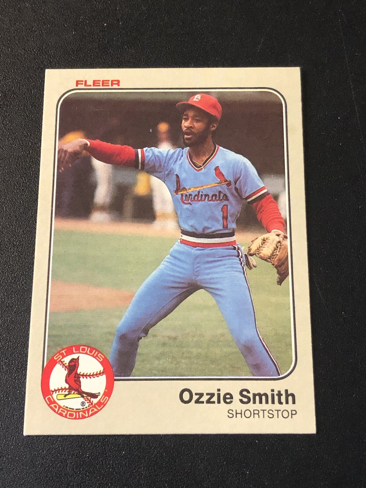 1983 Fleer Ozzie Smith #22 HOF