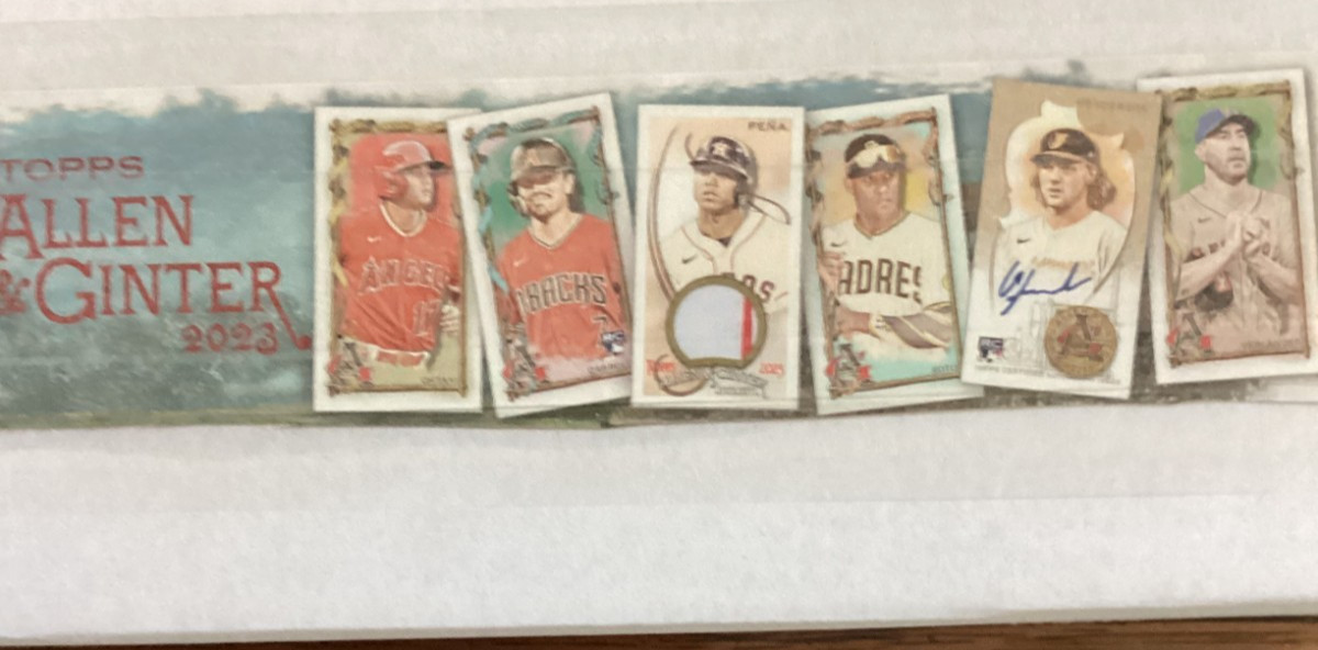 2023 TOPPS ALLEN & GINTER BASE SET CARDS 1 TO 300 PLUS 4 INSERT SETS