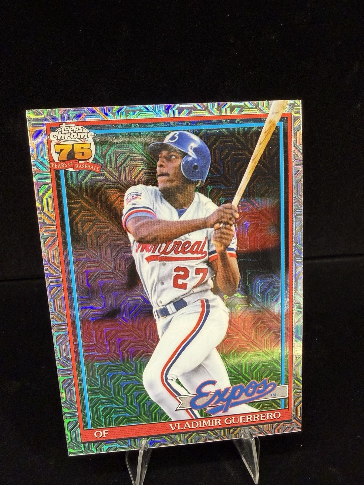 Vladimir Guerrero 1991 Mojo Refractor Card #91C-9 MLB 2026 Topps Series 1 Expos