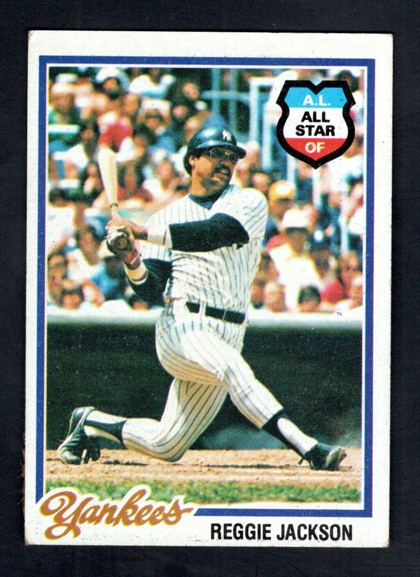 1978 Topps Baseball Card #200 Reggie Jackson HOF New York Yankees VG-EX+