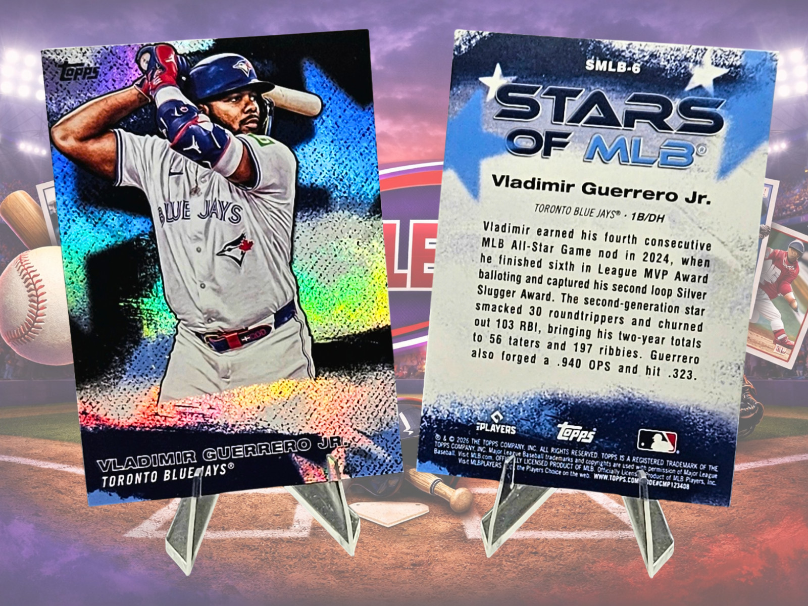 2026 Topps Series 1 Stars of MLB SMLB-6 Vladimir Guerrero Jr. Toronto Blue Jays