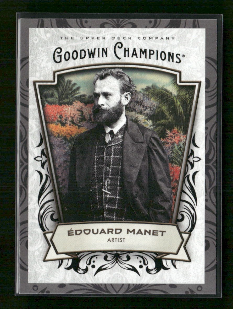 2026 UD Goodwin Champions Edouard Manet Glossy Black #91