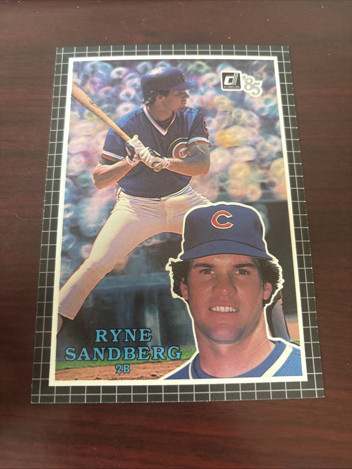 1985 Donruss – Action All-Stars 3×5 Jumbo Ryne Sandberg #24 Chicago Cubs