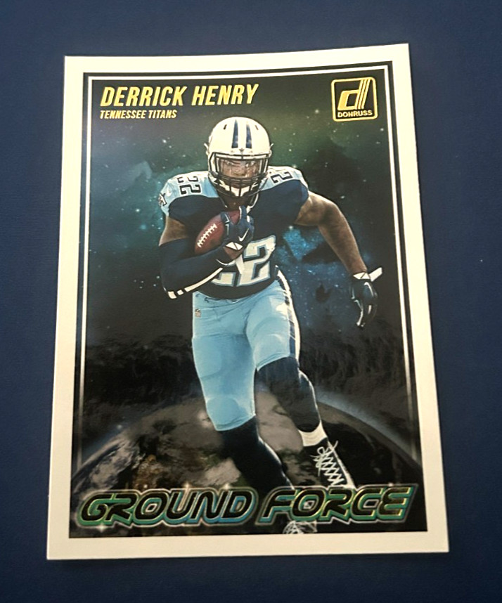 2018 Donruss Football Derrick Henry Ground Force Insert #GF-19 Future HOF NM