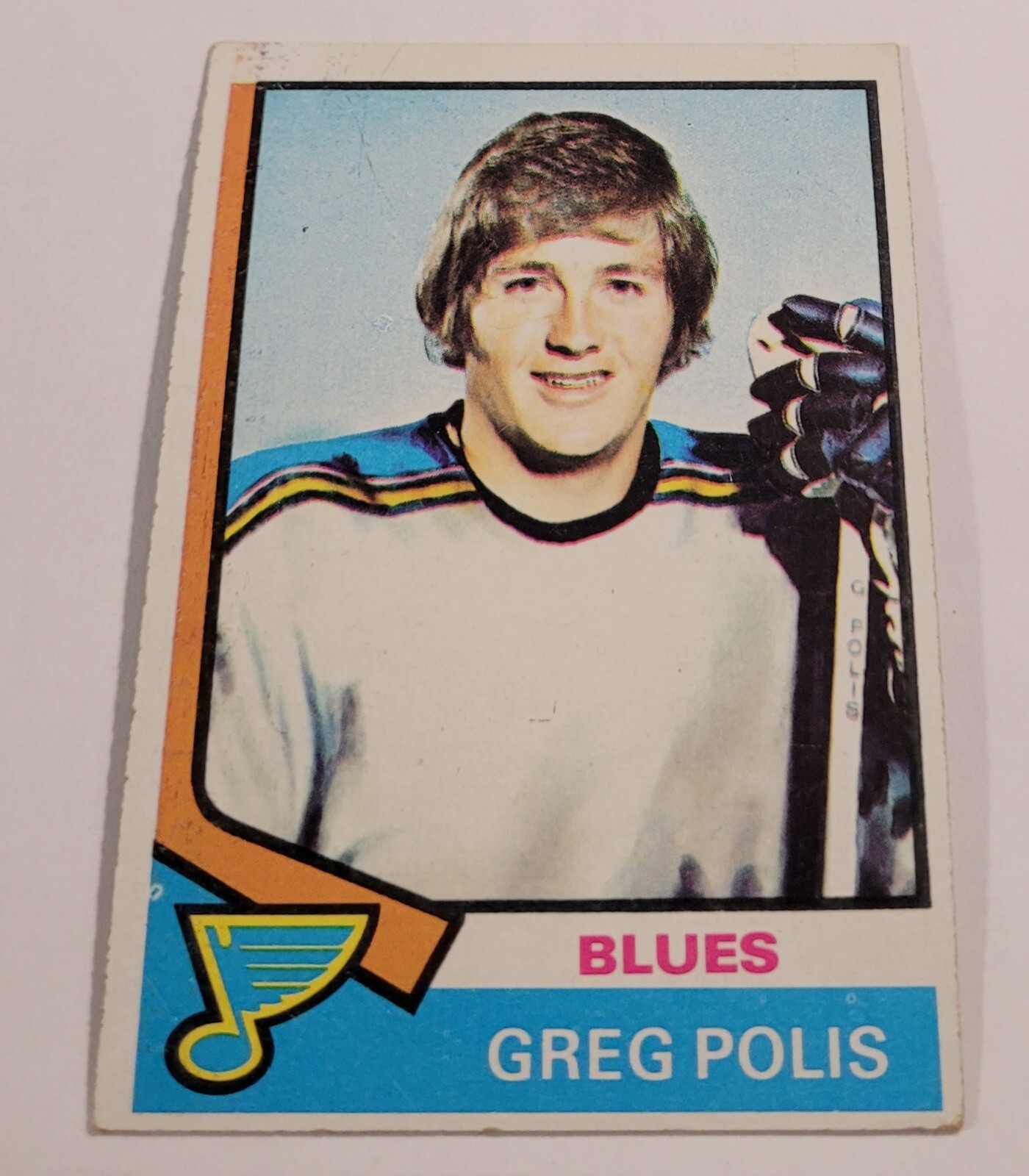1974-75 Topps #164 Greg Polis St. Louis Blues