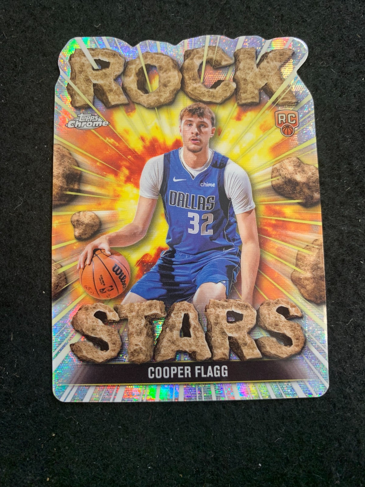 2025-26 Topps Chrome COOPER FLAGG Rock Stars Case Hit Dallas RC #RS-16