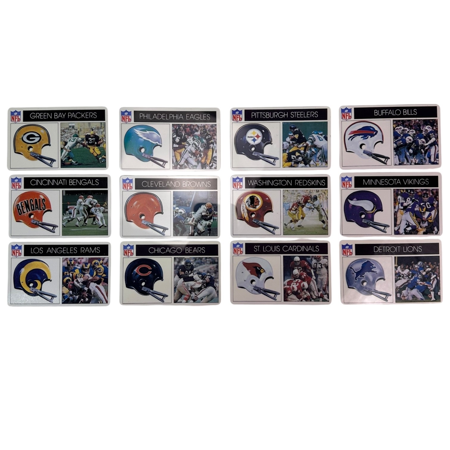 1976 NFL Team Promo Popsicle Cards – Pick A Team Vintage Plastic Football Team
