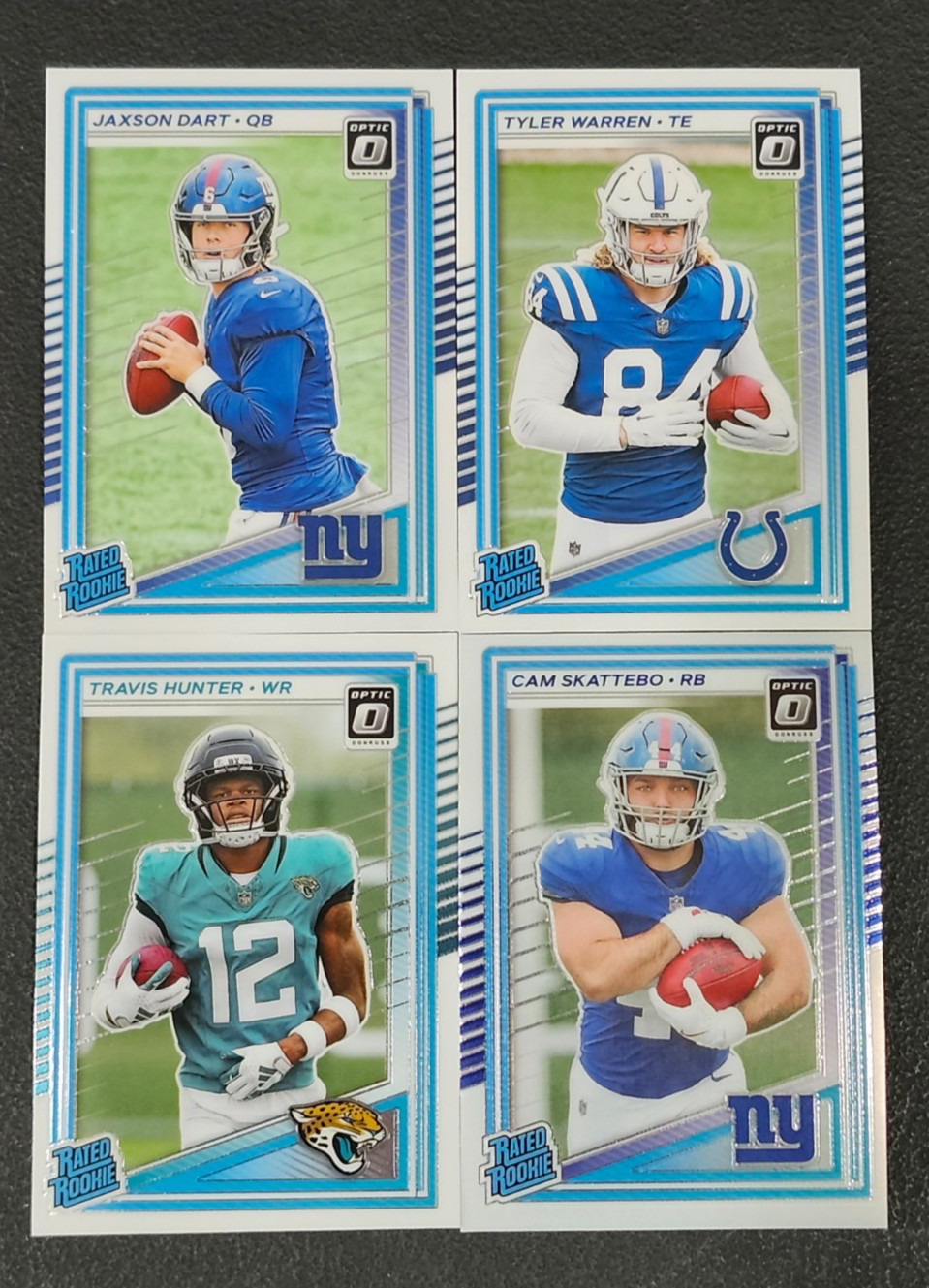 2025 Optic Football Rated Rookie BASE 201-300 You Pick – 2 Card Minimum