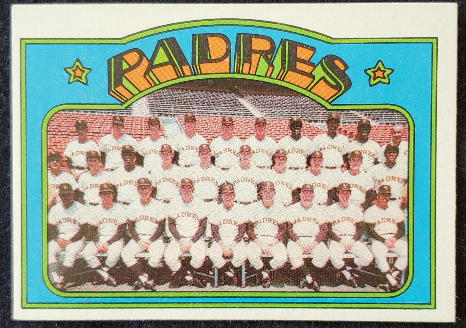 1972 San Diego Padres Team Records MLB Topps Card #262