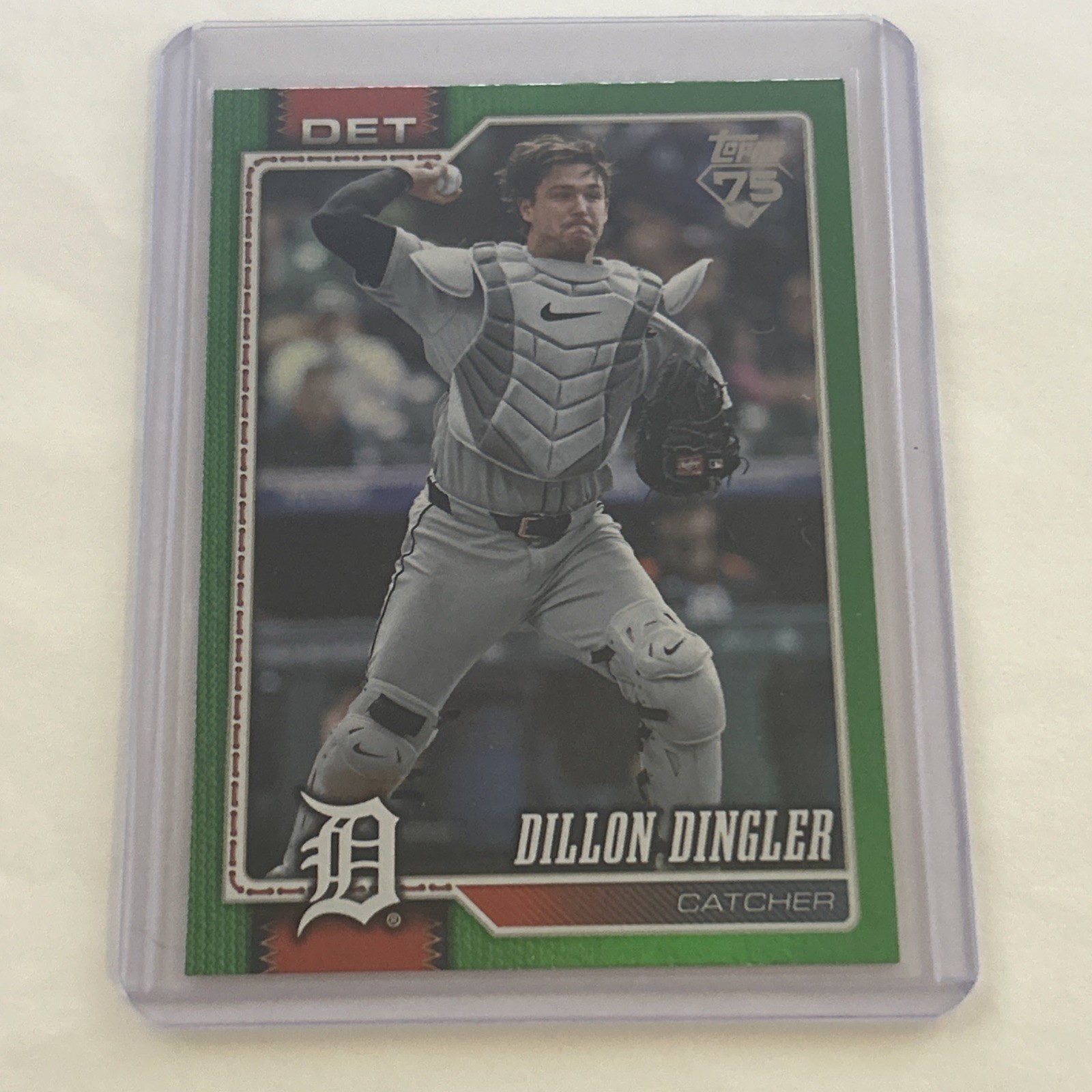 2026 Topps Series 2 Dillon Dingler Green Holo Foil /99 #351 Detroit Tigers