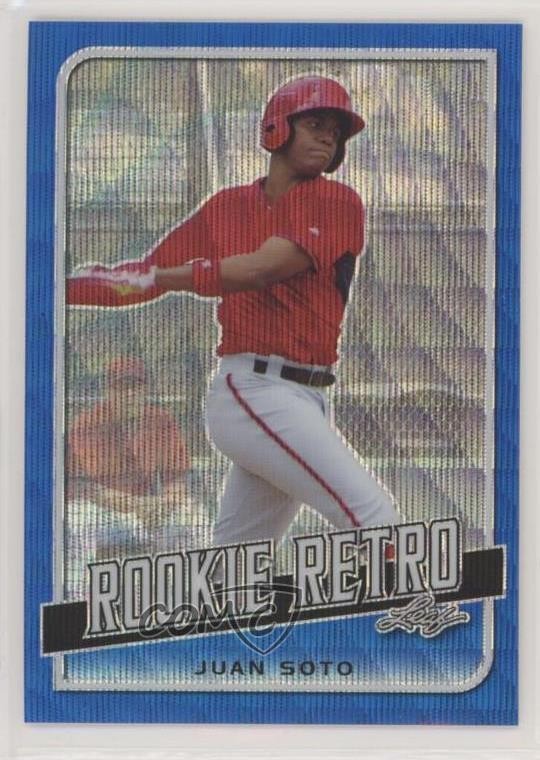 2019 Leaf Rookie Retro Blue Wave 16/20 Juan Soto #RR-09 6cf
