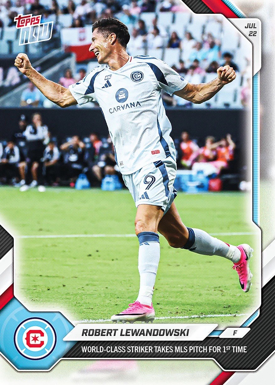 Robert Lewandowski MLS Debut – 2026 MLS Topps NOW – Card 55 Presale