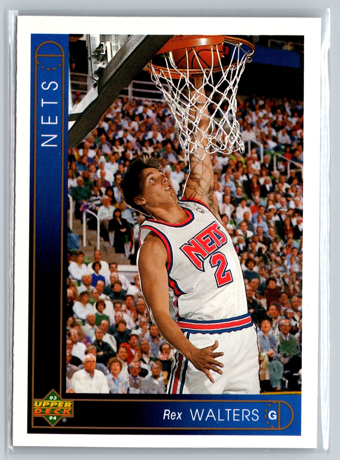 1993-94 Upper Deck #316 Rex Walters New Jersey Nets