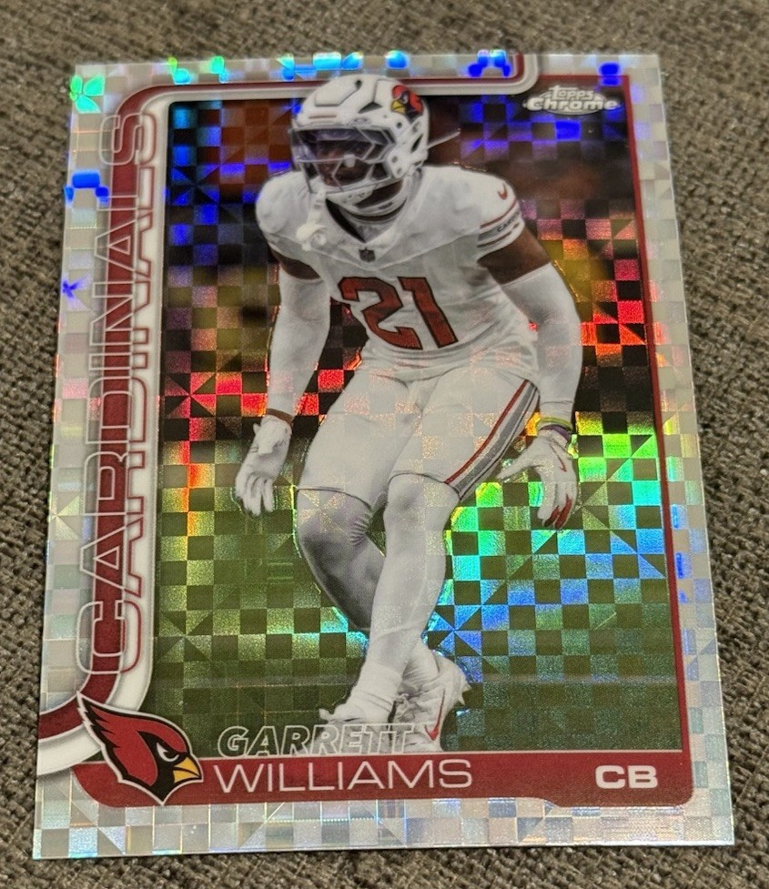 2025 Topps Chrome #6 Garrett Williams X-Fractor