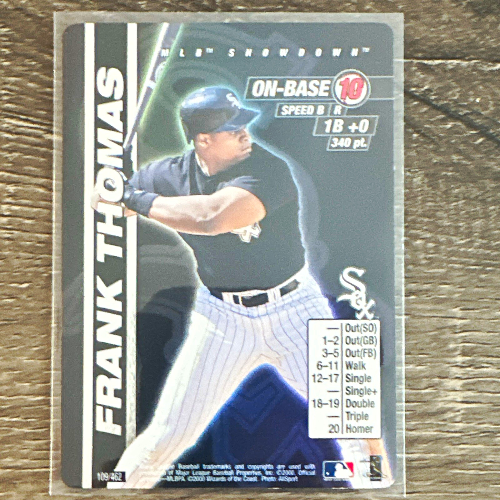 Wizards of the Coast 2000 MLB Showdown Frank Thomas #109 White Sox