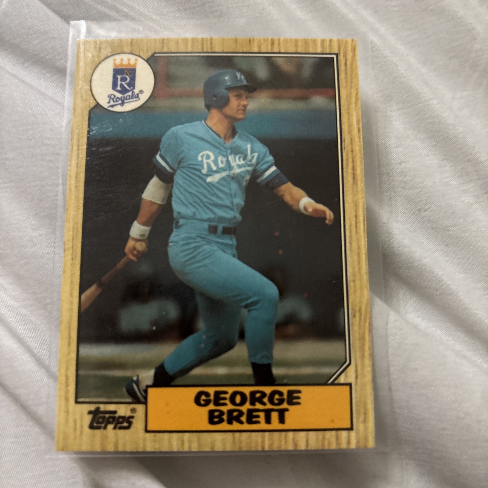 1987 TOPPS COLLECTOR’S EDITION TIFFANY #400 GEORGE BRETT ROYALS
