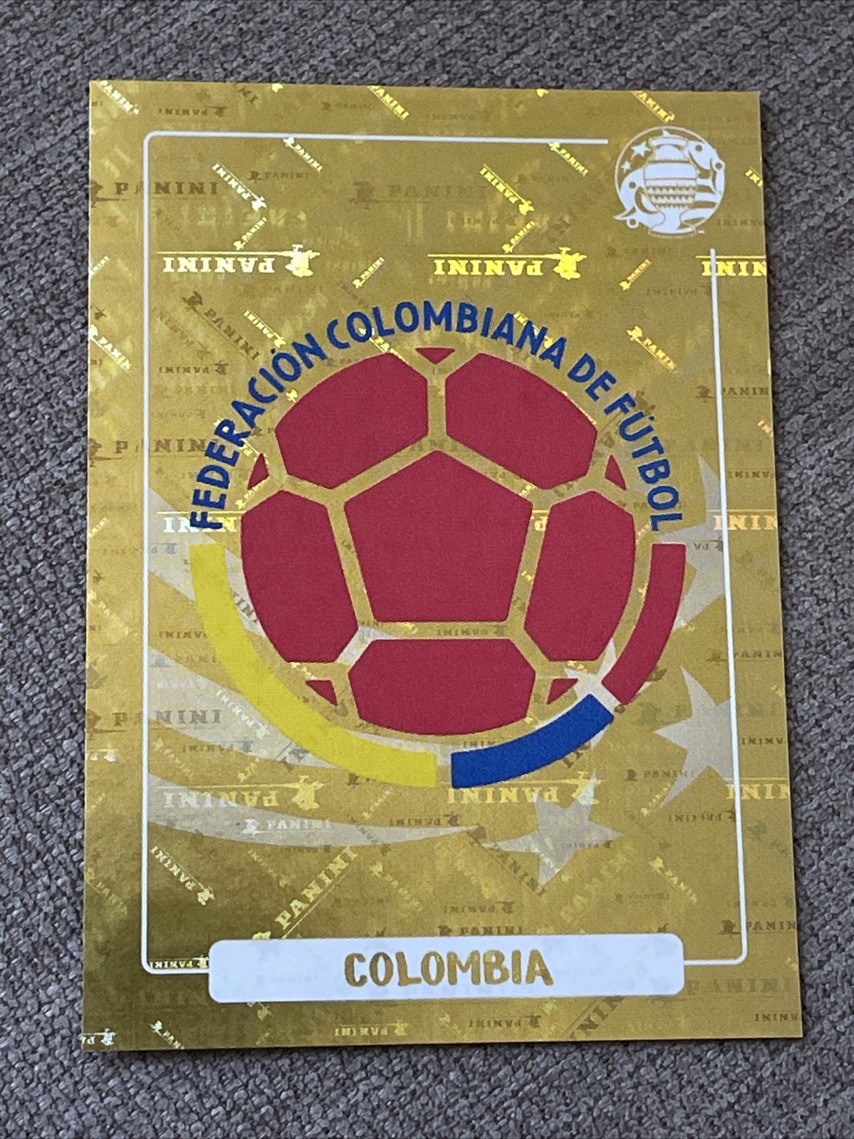 2024 Panini CONMEBAL Copa America Sticker #COL1 Colombia Badge Crest Logo S3935*