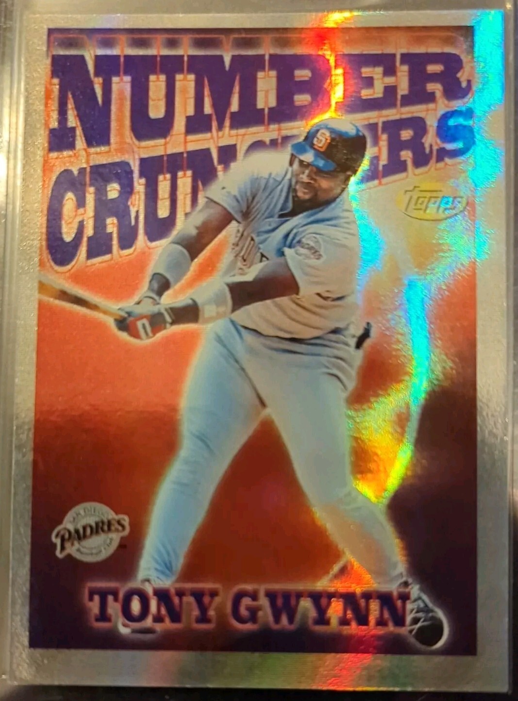 Tony Gwynn 1997 Topps Chrome Season’s Best Refractor #SB1 🔥 San Diego Padres 🔥