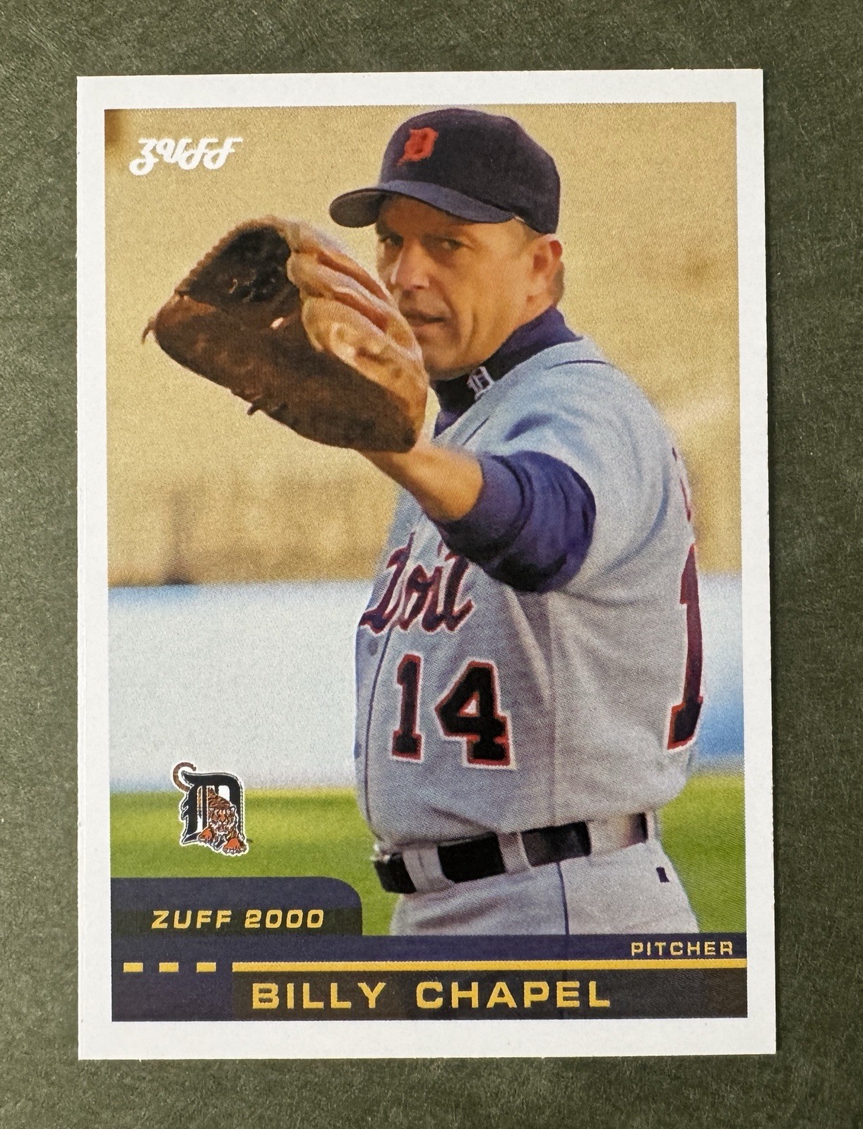 Billy Chapel Handmade Custom Baseball Card, For Love Of The Game, 1999, Costner